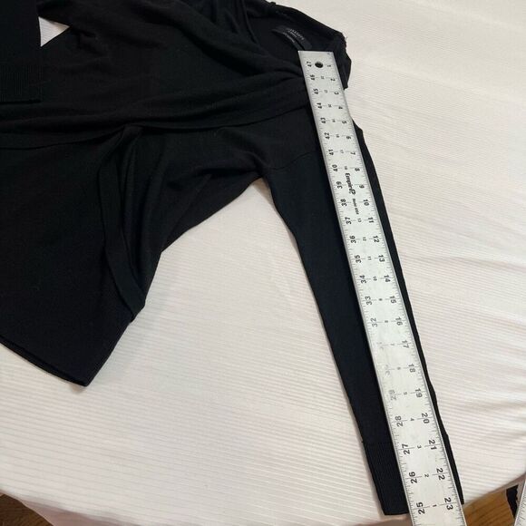 ALLSAINTS Black Merino Wool Top Sweater Size XS - Picture 4 of 7